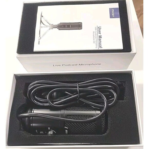 Podcast Microphone  Gaming, Podcast, Social Media Content Creating Mivsn Live - Picture 5 of 5